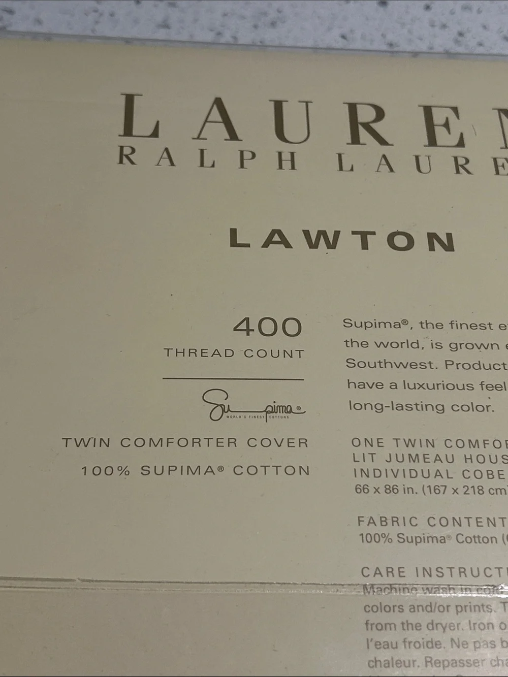 Ralph Lauren Home Wine Red Supima Duvet/Comforter Cover 100% Cotton - NEW